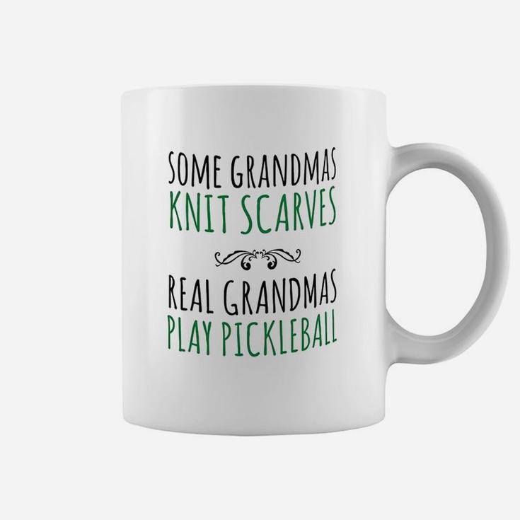 Real Grandmas Play Pickleball S Unique Coffee Mug