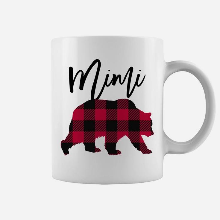 Red Buffalo Plaid Mimi Bear - Christmas Gift For Grandma Sweatshirt Coffee Mug