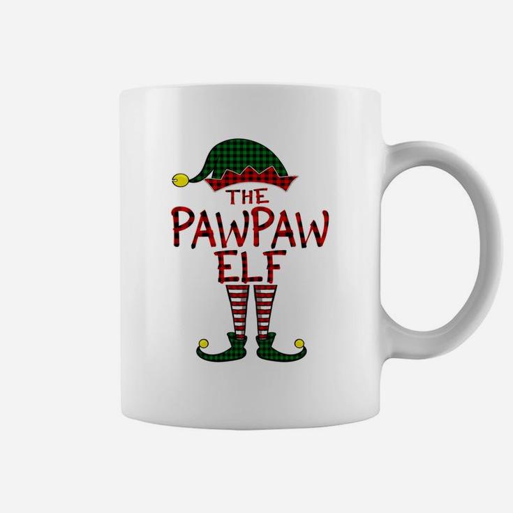 Red Plaid Pawpaw Elf Matching Family Christmas Pajama Daddy Sweatshirt Coffee Mug