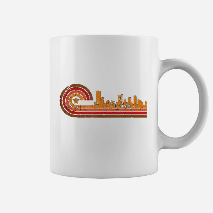 Retro Austin Cityscape Coffee Mug