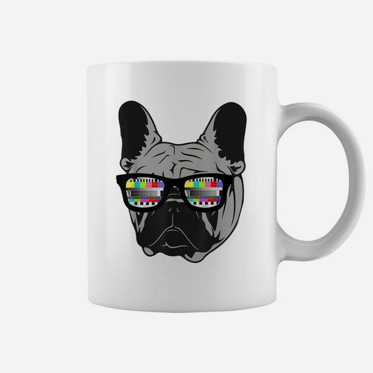 Retro French Bulldog Artwork For Frenchie Dog Lovers Coffee Mug