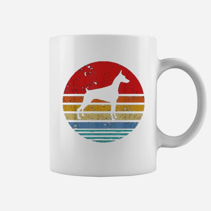 Retro Sunsetbdog Lover Coffee Mug