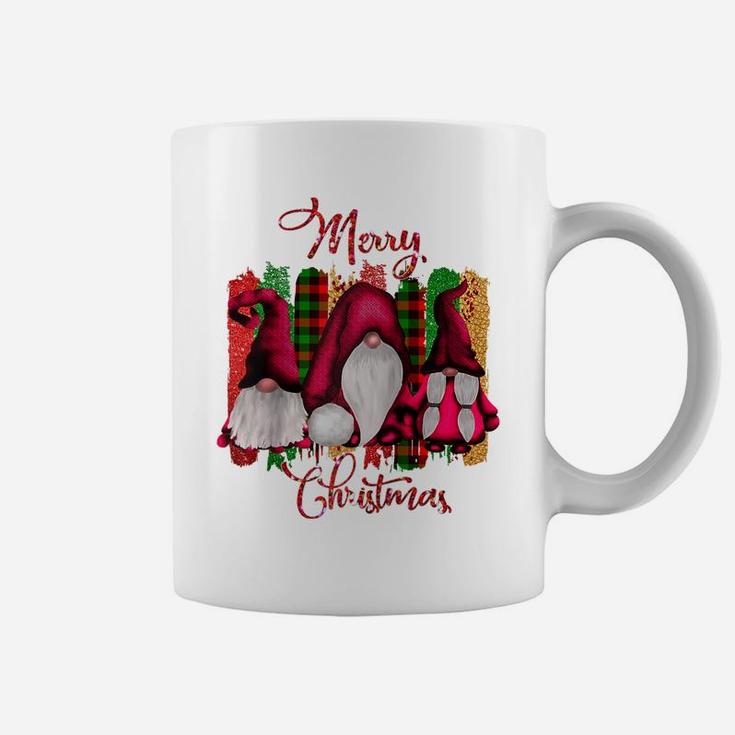 Santa Claus Garden Gnome Merry Christmas - Christmas Gnomes Raglan Baseball Tee Coffee Mug