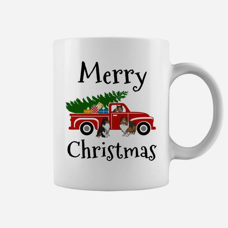 Sheltie, Sheltie Gifts, Sheltie Christmas Merry Christmas Coffee Mug