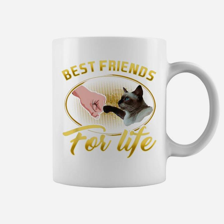 Siamese Cat, Siamese Best Friends For Life Gift Friend Coffee Mug