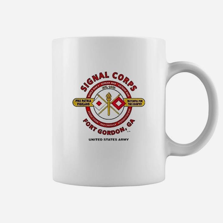 Signal Corps Us Army Fort Gordon Ga Watchful For The Country Campaign Coffee Mug