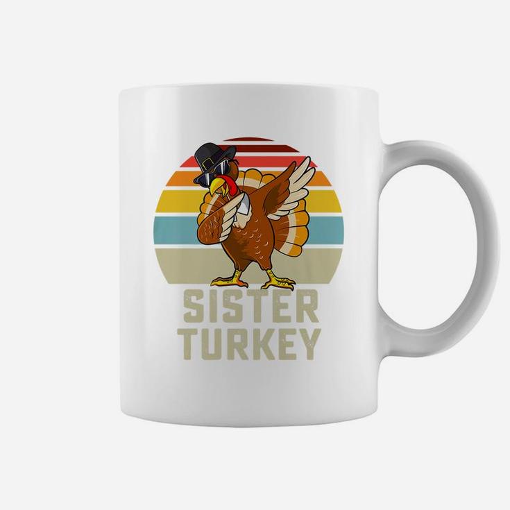 Sister Turkey Matching Family Thanksgiving Group Sibling Coffee Mug