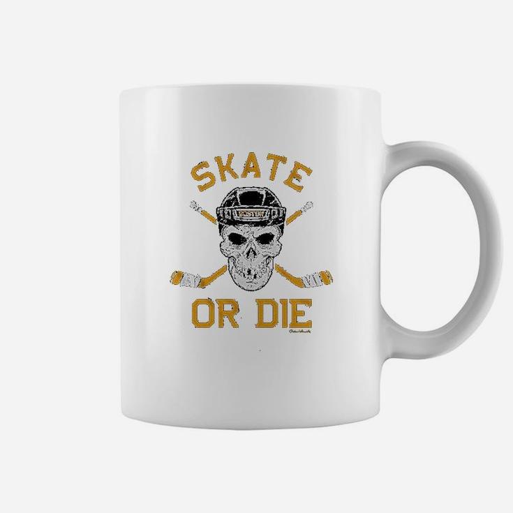 Skate Or Die Boston Hockey Fan Coffee Mug