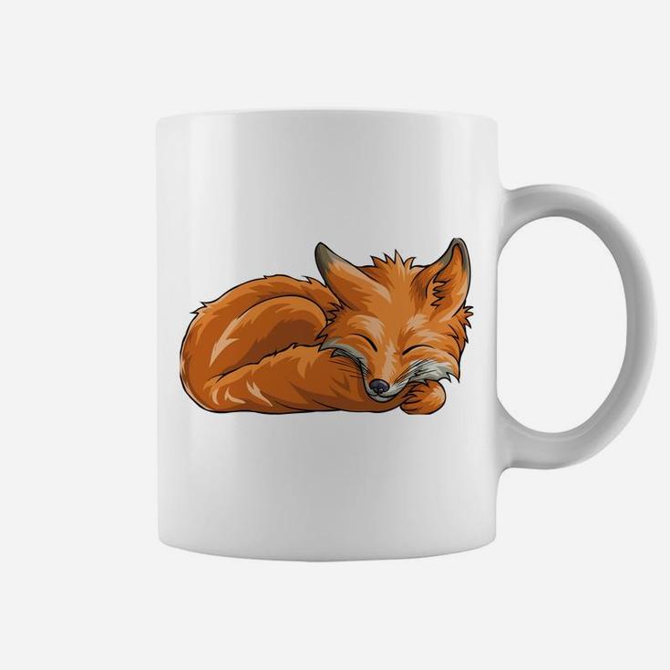 Sleeping Fox Animal Funny Woodland Creature Gift Coffee Mug