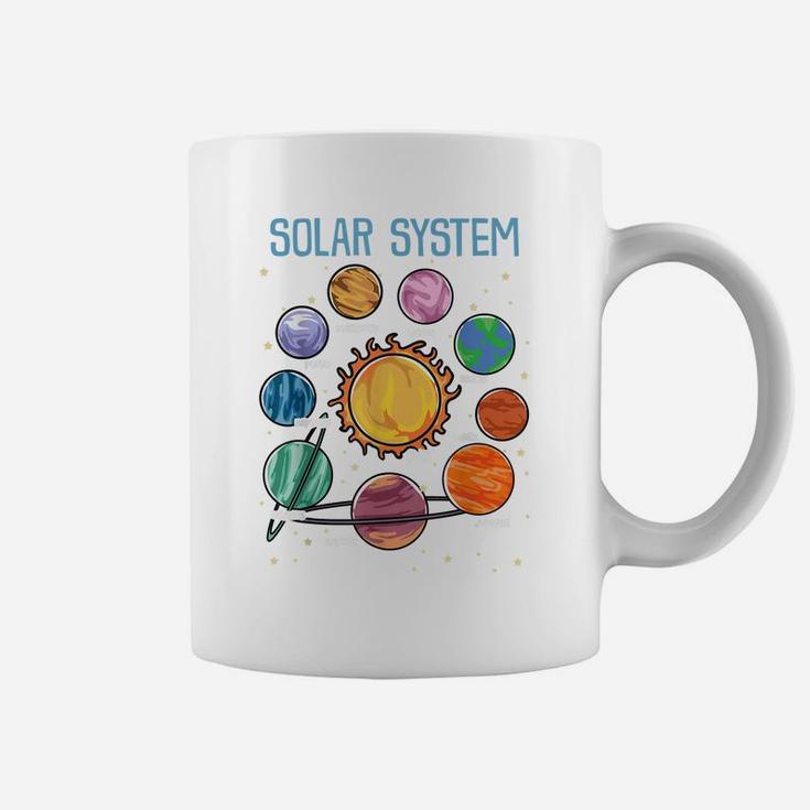 Solar System Planets Science Space Boys Girls Stem Kids Coffee Mug