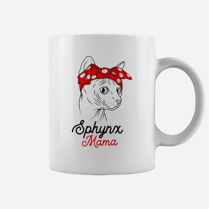 Sphynx Mama Cat Sphinx Hairless Funny Cat Owner Lovers Gift Coffee Mug