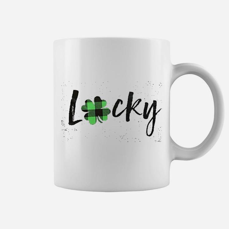 St Patricks Day  Lucky Irish Shamrock Coffee Mug
