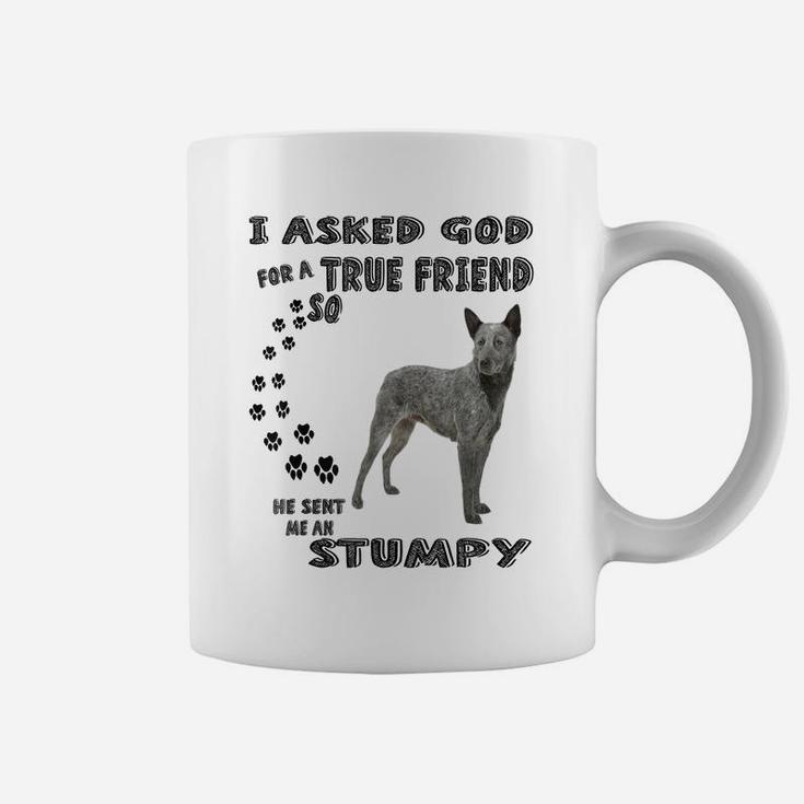 Stumpy Quote Mom Dad Art, Australian Stumpy Tail Cattle Dog Coffee Mug