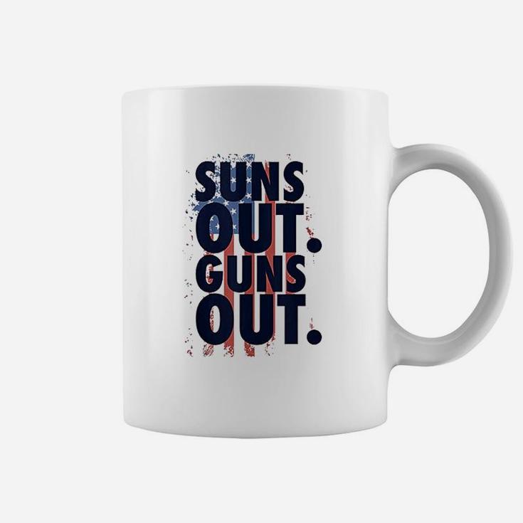 Suns Out Usa Flag Coffee Mug