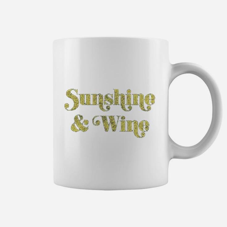Sunshine And Wine Funny Summertime Drinking Coffee Mug