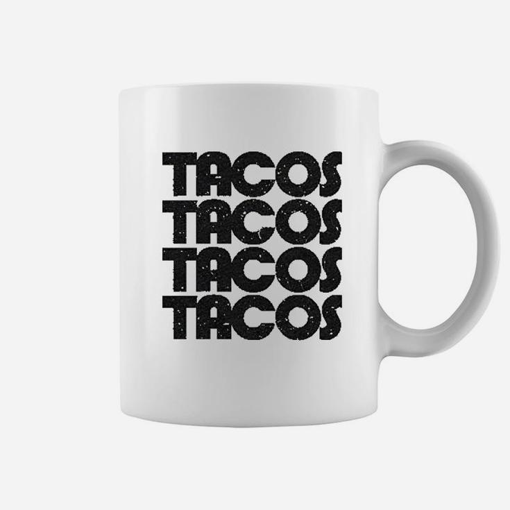 Tacos Tacos Tacos Funny Retro Cinco De Mayo Coffee Mug