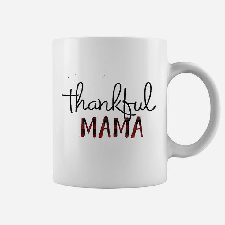 Thankful Mama Mom Letter Print Women Thanksgiving Coffee Mug