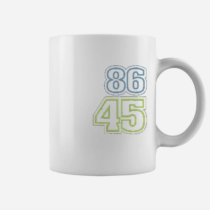 This 86 45 Blue No Matter Who Coffee Mug