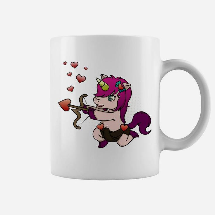 Unicorn Cupid Valentines Day Gift Valentine Coffee Mug