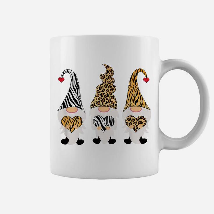 Valentines Day Gnomes Leopard Cheetah Zebra Print Coffee Mug