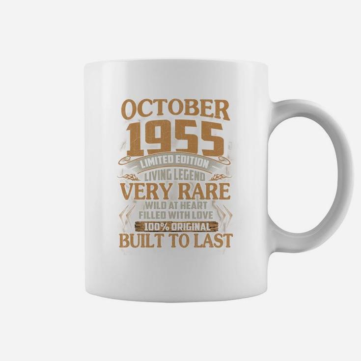 Vintage 66 Years Old October 1955 66Th Birthday Gift Ideas Sweatshirt Coffee Mug