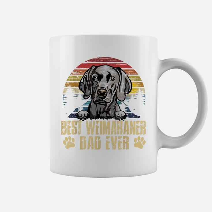 Vintage Best Weimaraner Dad Ever Funny Dog Dad Coffee Mug