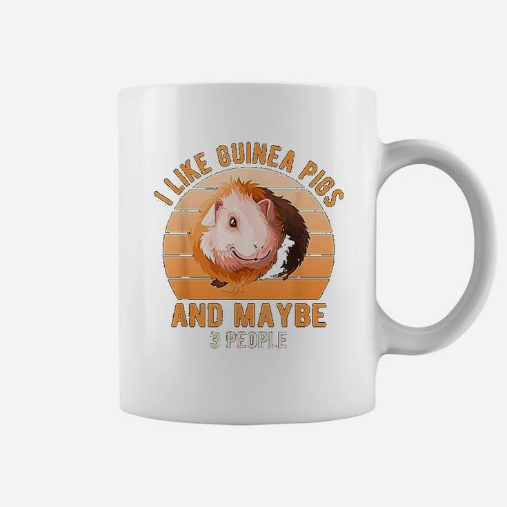 Vintage Design I Like Guinea Pigs And Maybe 3 People Coffee Mug