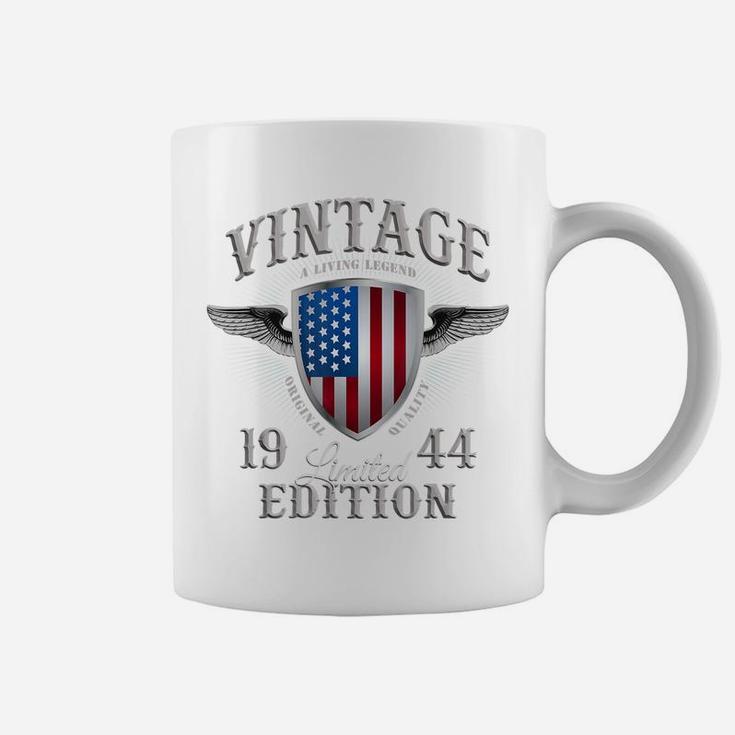 Vintage Made In 1944  Usa Born 75Th Birthday Legend Coffee Mug