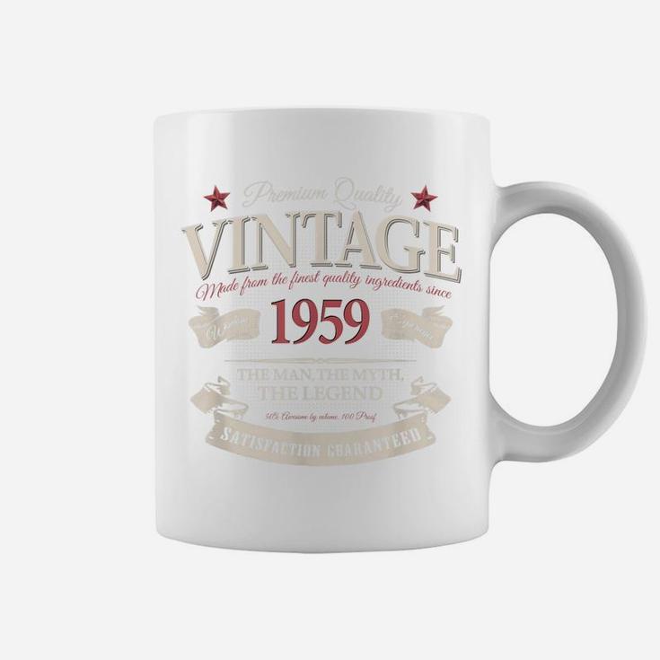 Vintage Made In 1959  60Th Birthday Man Myth Legend Coffee Mug