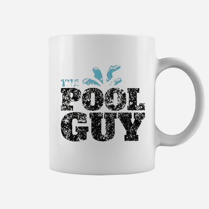 Vintage The Pool Guy Funny Swimming Coffee Mug