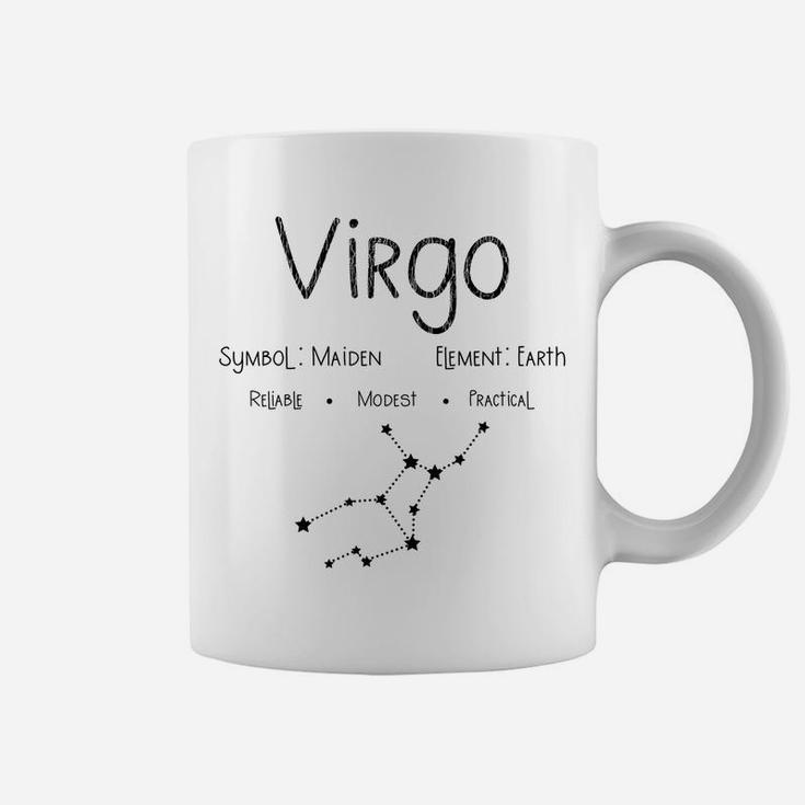 Vintage Virgo Horoscope Astrology Star Sign Birthday Gift Coffee Mug