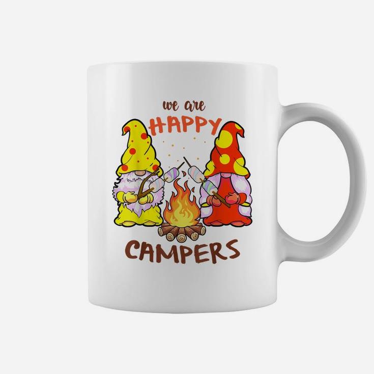 We Are Happy Campers Camping Gnome Cute Summer Gnomes Coffee Mug