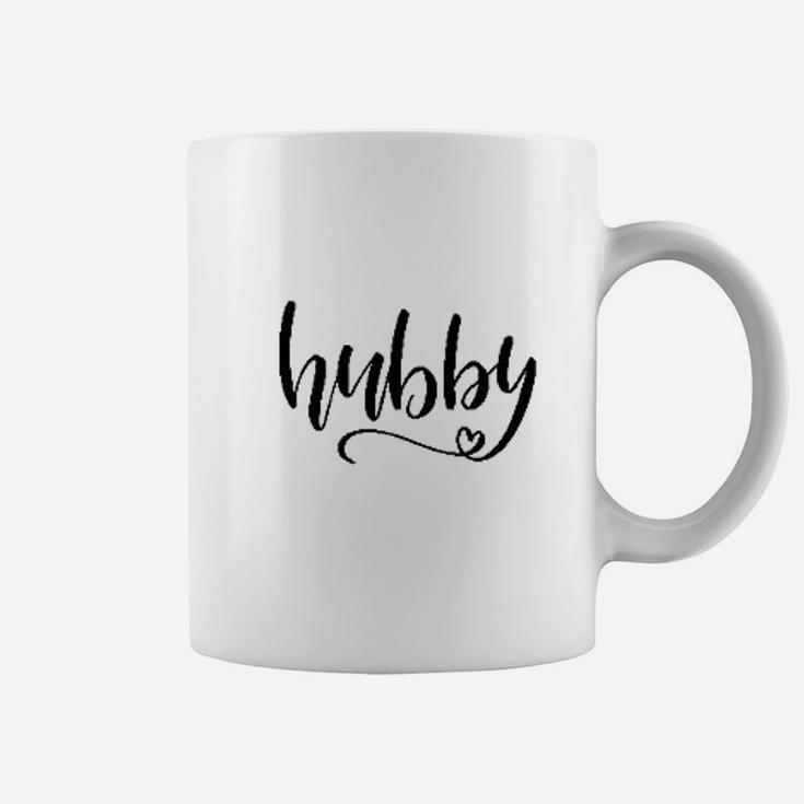 We Match Hubby  Wifey Matching Couple Football Coffee Mug