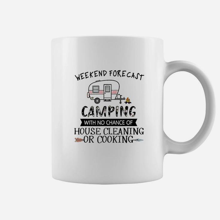 Weekend Forecast Camping With No Chance Of House Coffee Mug