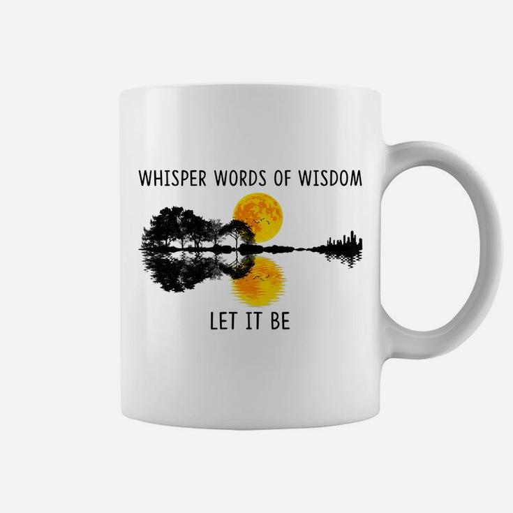Whisper Words Of Wisdom Let-It Be Guitar Coffee Mug