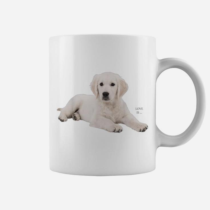 White Labrador Retriever Shirt Yellow Love Lab Mom Dog Dad Coffee Mug