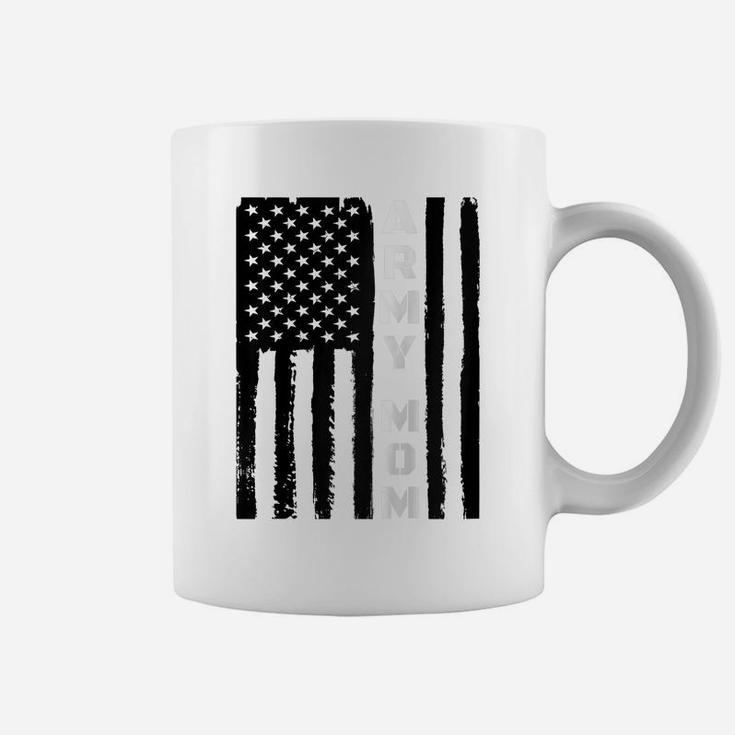 Womens Proud Army Mom - Military Mom Gift Idea Raglan Baseball Tee Coffee Mug