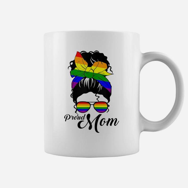 Womens Proud Mom Mothers-Day Gay Pride Lgbt-Q Mama Mommy Coffee Mug