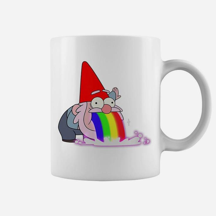 Womens Rainbow Puking Gnome Gravity Inspired Big Dipper Falls Tee Coffee Mug