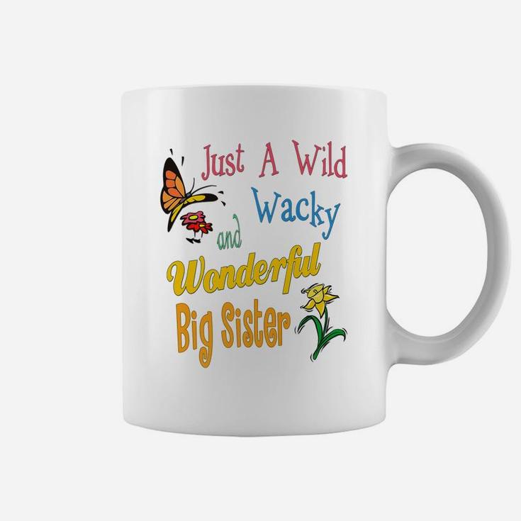 Wonderful Big Sister - Best Big Sister Ever - Floral Coffee Mug