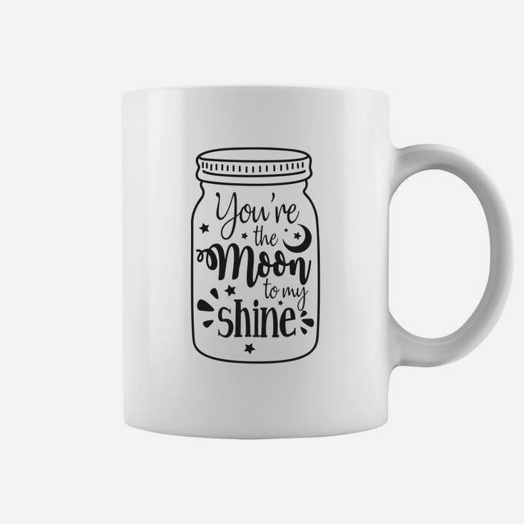 You Are The Moon To My Shine Valentine Gift Happy Valentines Day Coffee Mug
