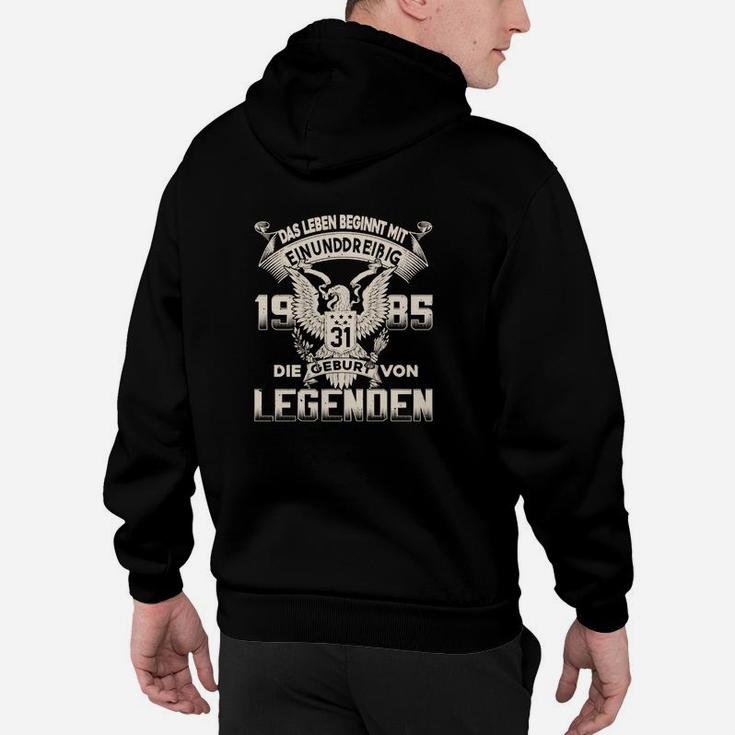 Geburt von Legenden 1985 Hoodie, Adlermotiv Jahrgang Tee