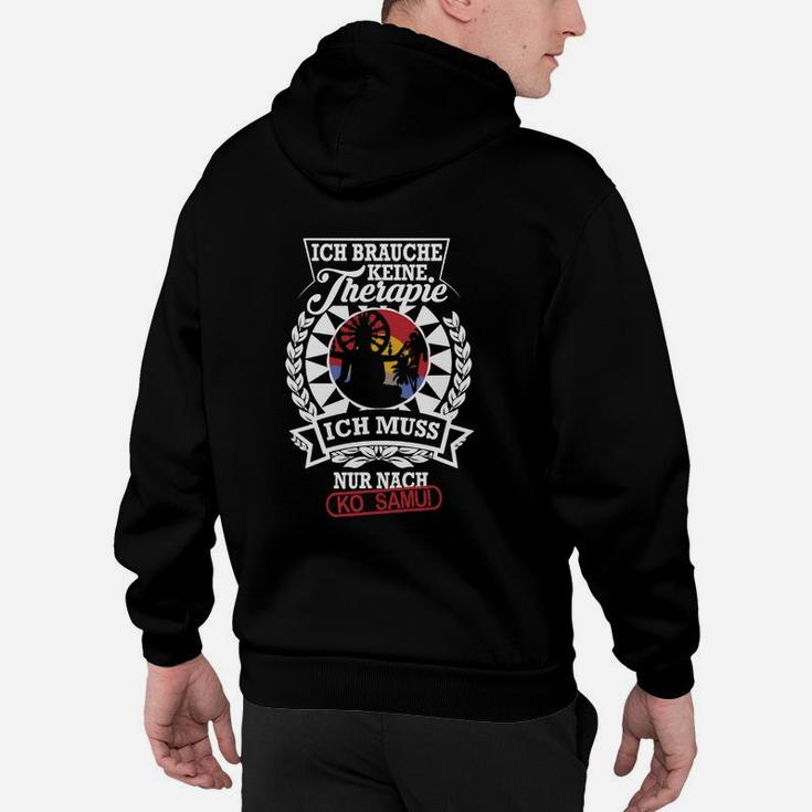 Lustiges Bier-Motiv Hoodie Therapie in Köln für Herren - Schwarz