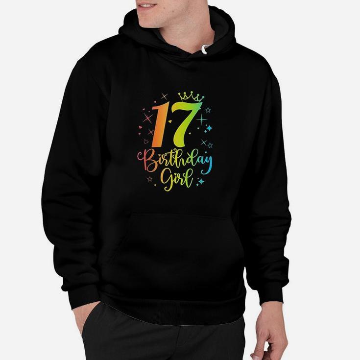 17Th Birthday Gift Girl Official Teenager 17 Years Old Hoodie