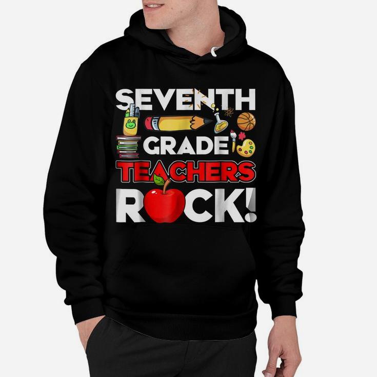 7Th Grade Teacher Shirt Seventh Grade Teacher Rocks Gift Hoodie