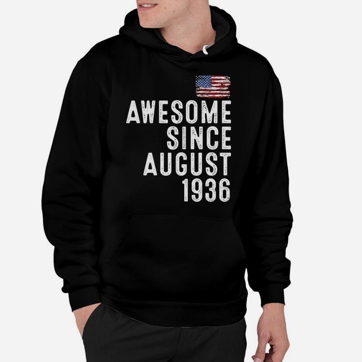 86 Year Old Awesome Since August 1936 86Th Birthday Sweatshirt Hoodie