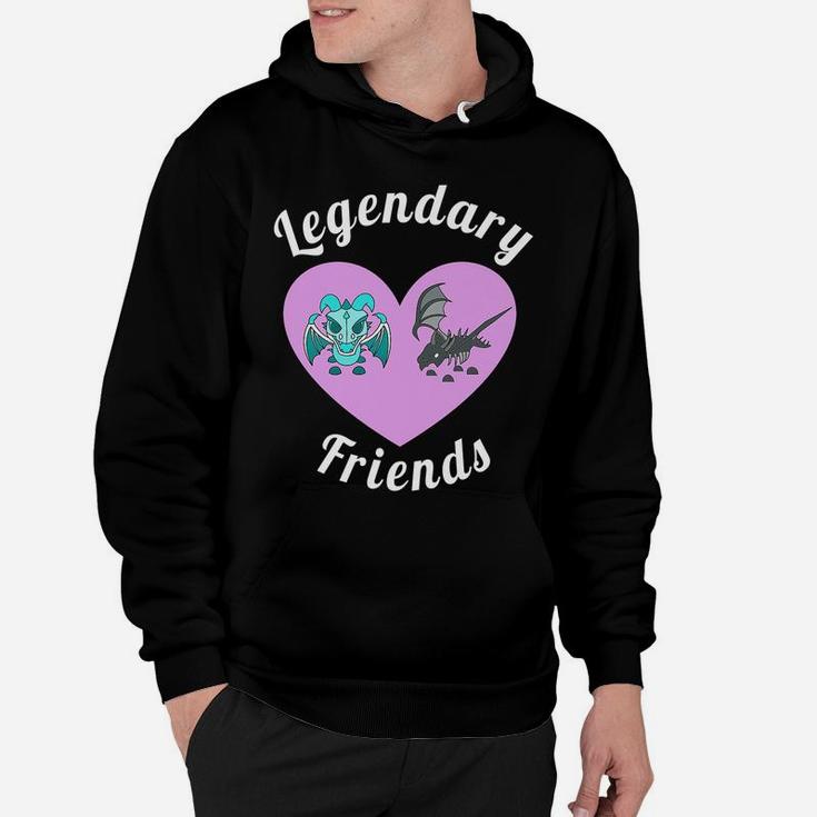 Adopt Me Legendary Friends Shadow Dragon And Frost Dragon Hoodie