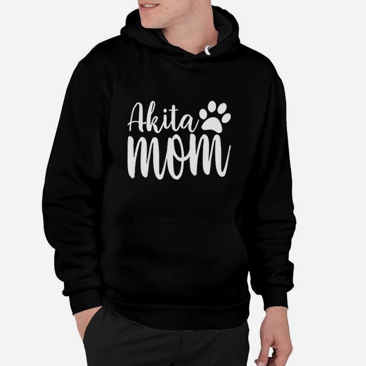 Akita Mom Dog Lover Printed Hoodie