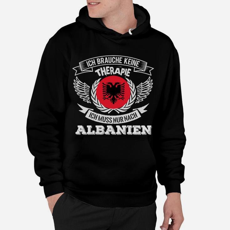 Albanien-Adler Hoodie Keine Therapie, nur nach Albanien