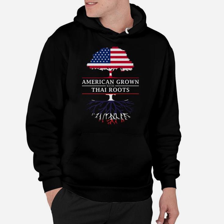 American Grown With Thai Roots - Thailand Hoodie